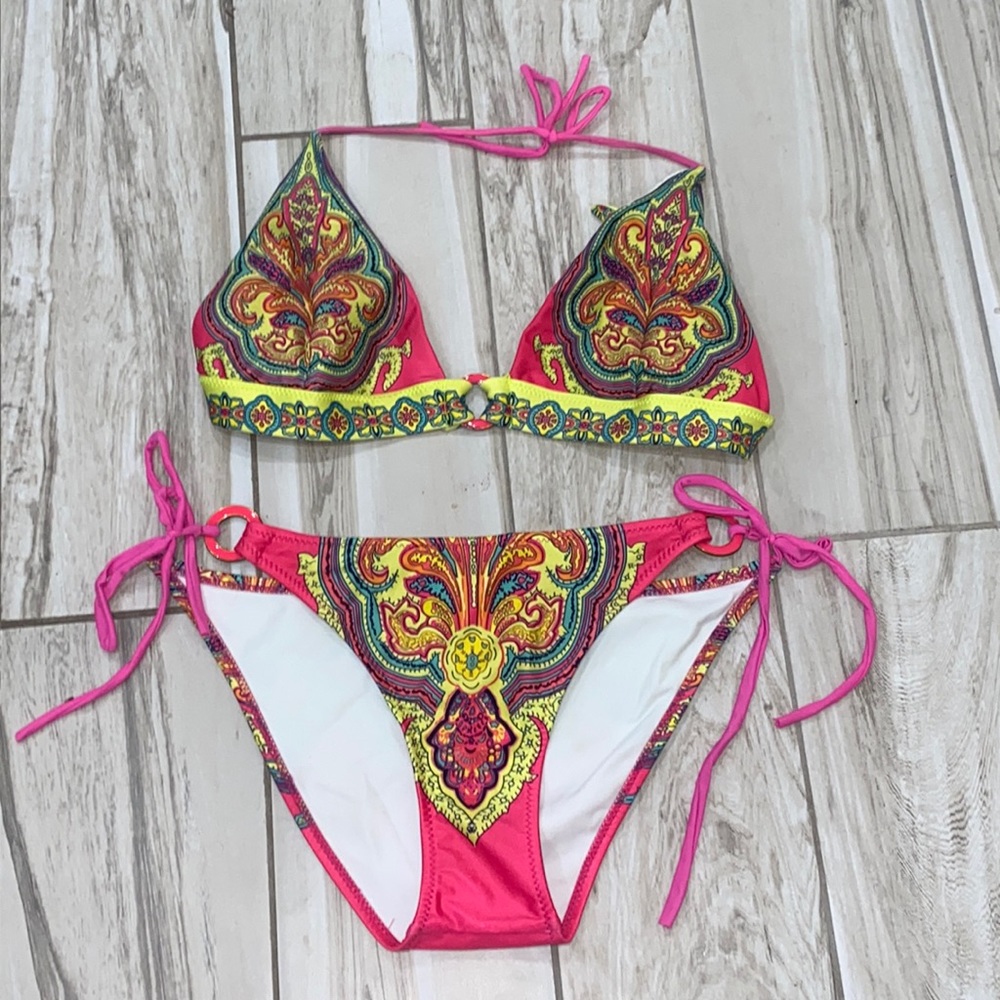 Victoria secret colorful bikini set